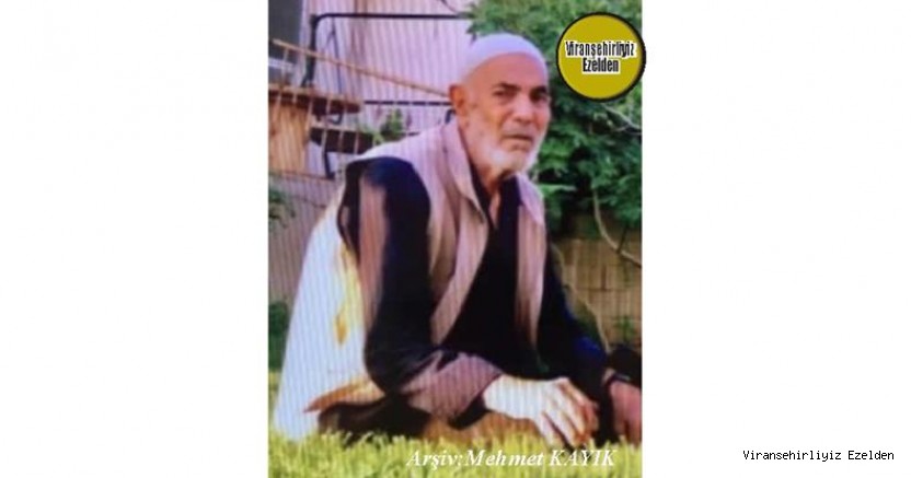 12 Aralık 2022 Günü Vefat etmiş, Viranşehir’de Yıllarca Emeği ile Esnaflık yapmış, Merhum Mehmet Karagöz