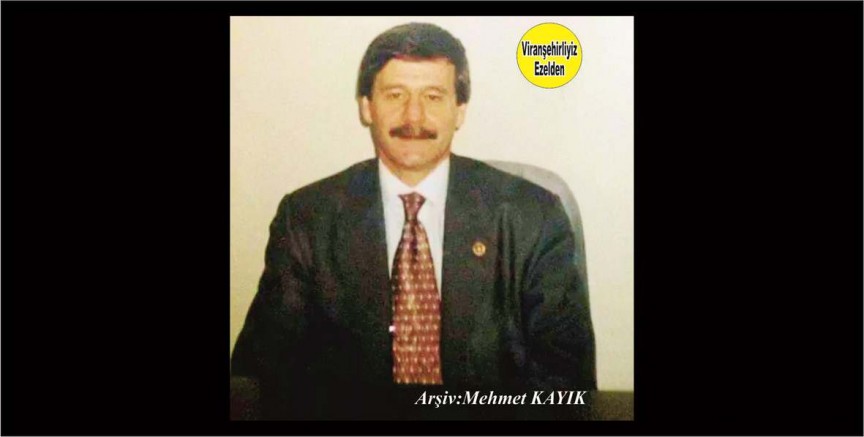 30 Ocak 2001 Günü Vefat etmiş, 19, 20 ve 21 Dönem Şanlıurfa Eski Milletvekili Merhum Mehmet Feyzi Şıhanlıoğlu
