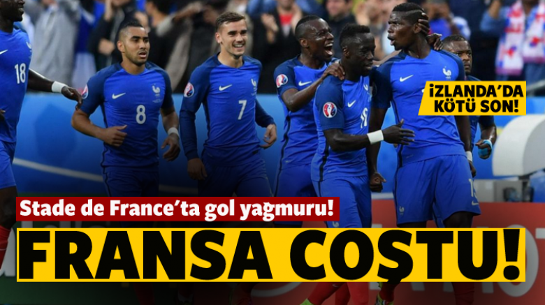 Fransa gol şovla yarı finalde! 7 gol...
