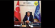 Hemşehrimiz Ak Parti Viranşehir İlçe Başkanı Sevilen İnsan Başkan Ali Tekin