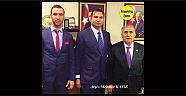 Milletvekili Mehmet Akyürek, Akparti Viranşehir İlçe Gençlik Kolları Başkanı Mehmet Garip Köroğlu ve Gençlik Kolları Başkan yardımcısı Ali Eren Aydın