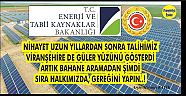 Türkiye'de İyi şekilde Güneş Alan alan ilk üç İlçe olarak En Büyüğü olan, Şanlıurfa-Viranşehir’de 500 MWe Güneş Enerji Sistemi Kurulacak