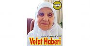 VEFAT HABERİDİR