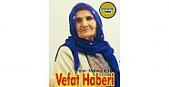 VEFAT HABERİDİR