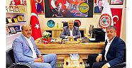 Viranşehir Ak Parti Belediye Meclis Üyelerinden, İrfan Şehmuşoğlu, Fatih Şenbayram  & Şehit ve Gaziler Derneği Başkanı Seyyit Mücahit Seyid