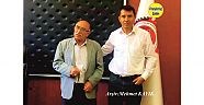Viranşehir Sanayi Sitesinde yaklaşık olarak 20 yıldır Çaycılık yapan Aziz Usluer ve Başkan Mustafa Bayrak