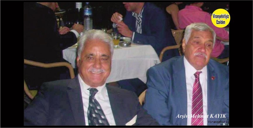 Türkiye Hukukçular Birliği Genel Başkanı Avukat Mustafa Kuran ve İstanbul Viranşehirliler Derneği Başkanı Necati Erol